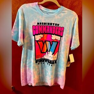 Tie-Dye Washington Commanders T-Shirt Girls 14/16 New with Tags